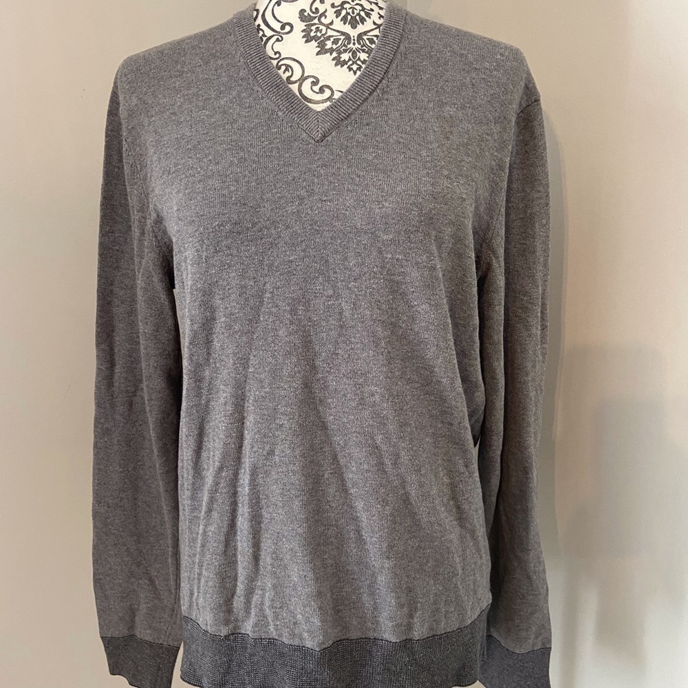 Michael Kors V neck gray sweater